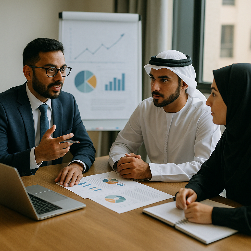 What does a marketing consultant do in Sharjah? Strategy Development
