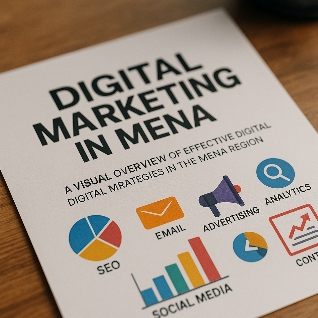 A visual overview of effective digital marketing strategies in the MENA region.