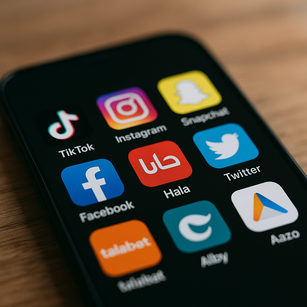 What are the top app categories in the Middle East? Top app categories in the Middle East