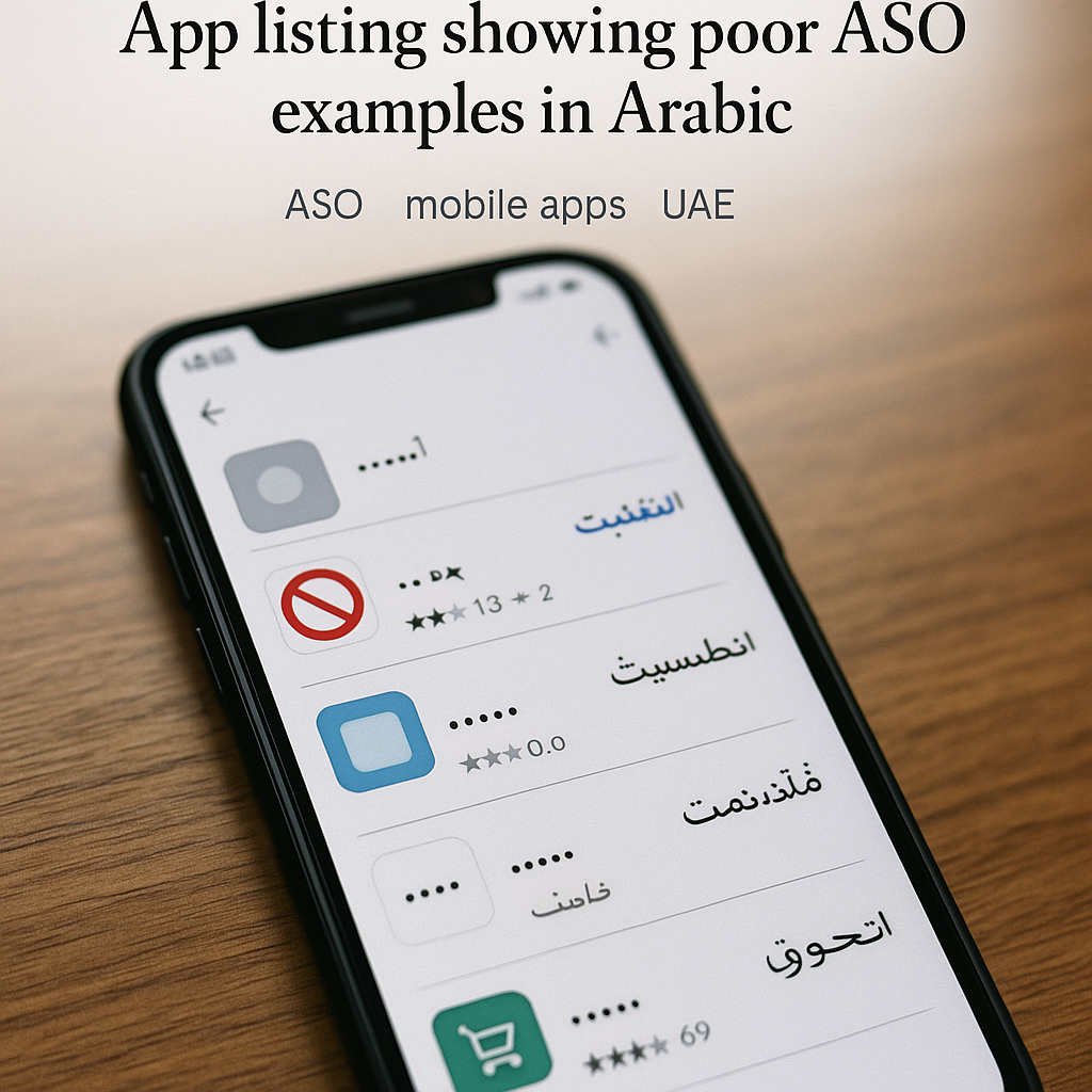 Top mistakes in ASO for MENA startups ASO Mistakes