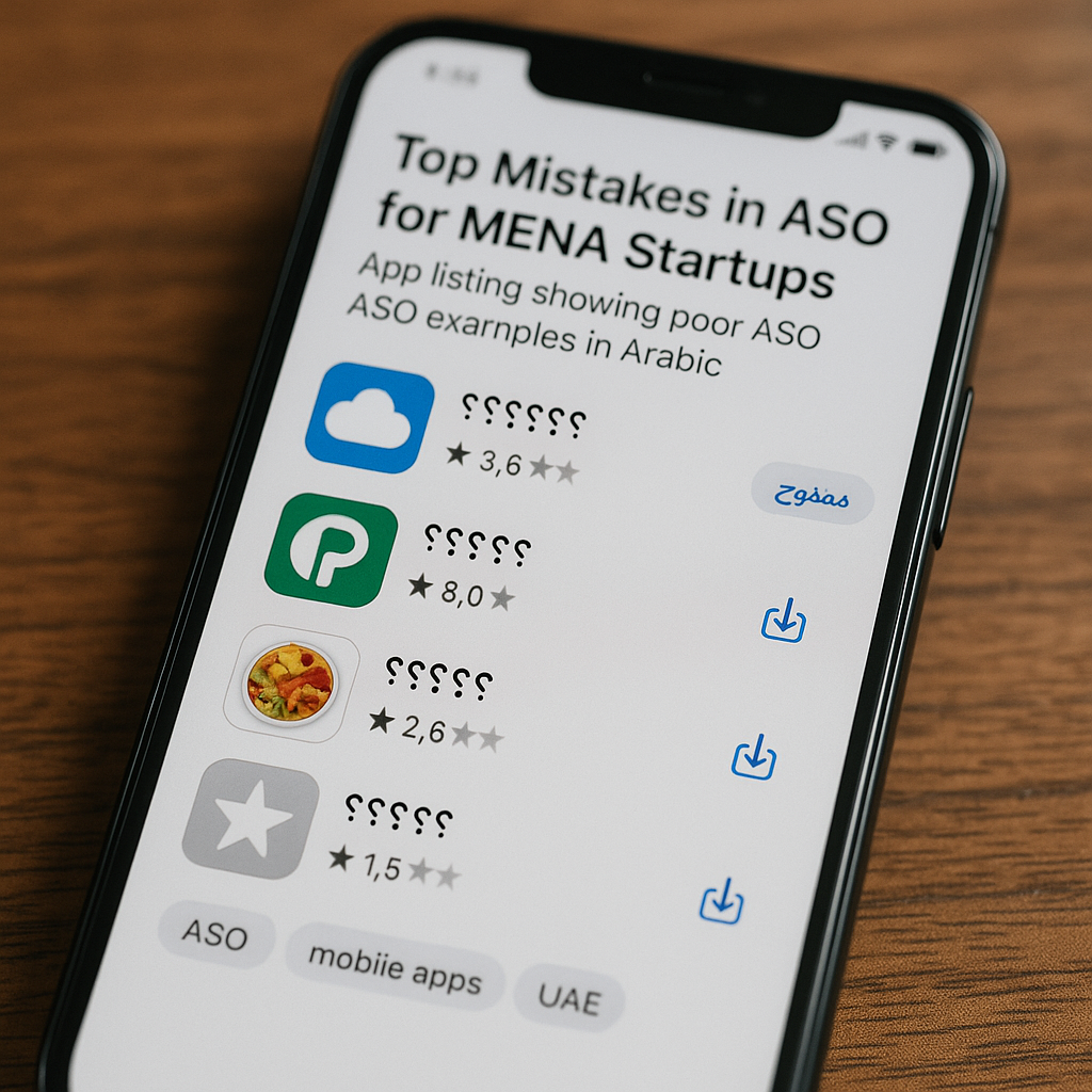 Top mistakes in ASO for MENA startups Competitor Analysis