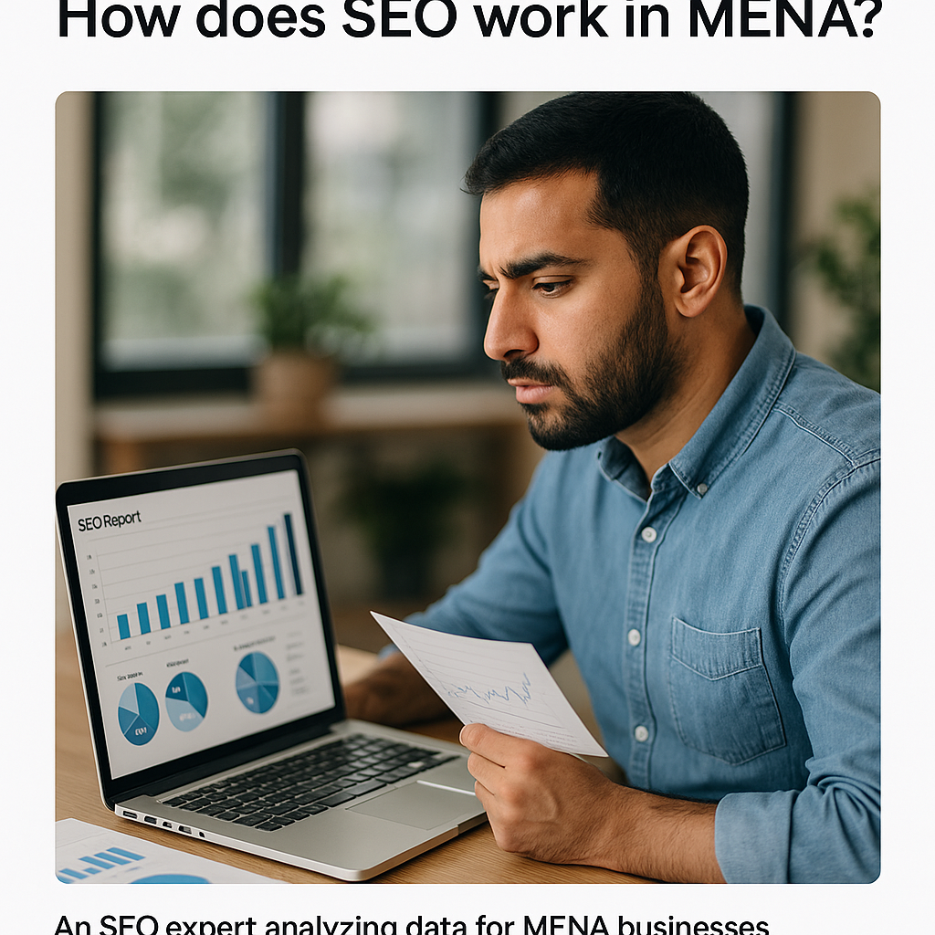How does SEO work in MENA? SEO Visual Representation