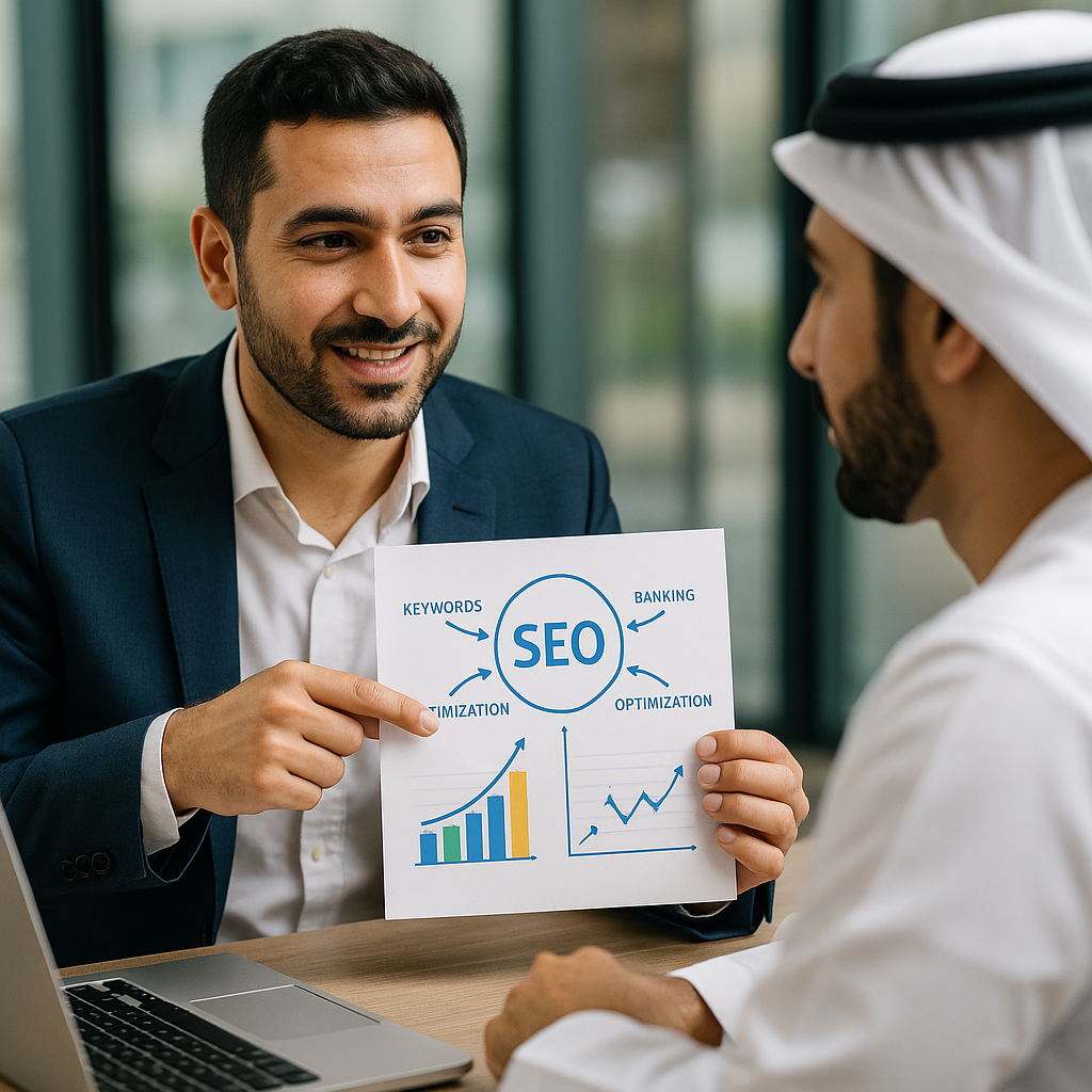 A consultant providing SEO insights to a client in the GCC.