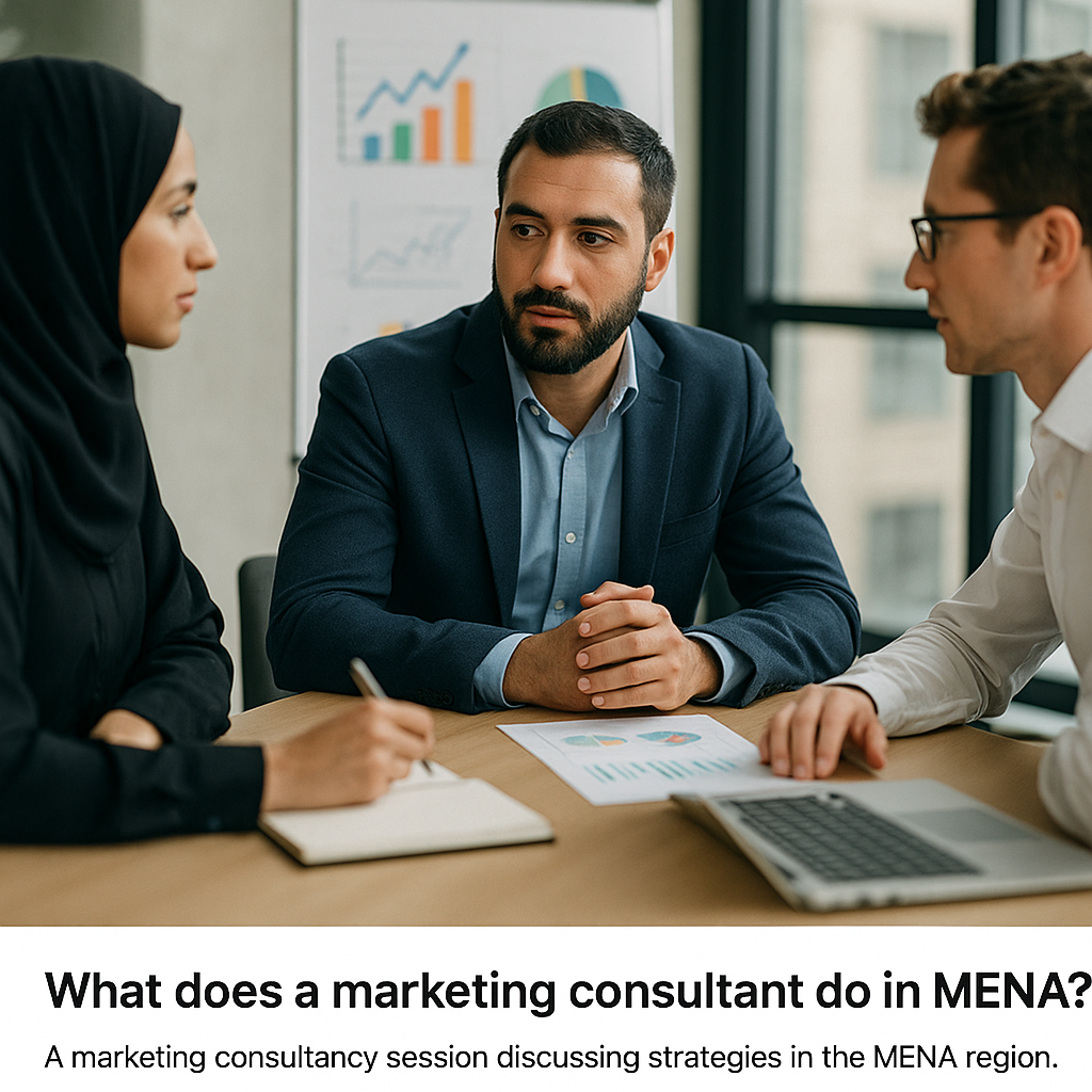 What does a marketing consultant do in MENA? Marketing Consultant in MENA