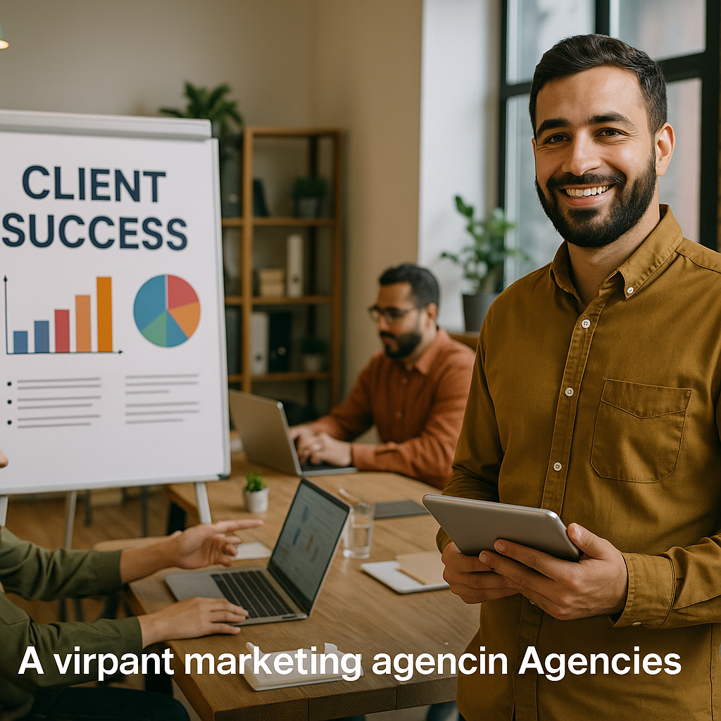 A vibrant marketing agency in the MENA region showcasing client successes.