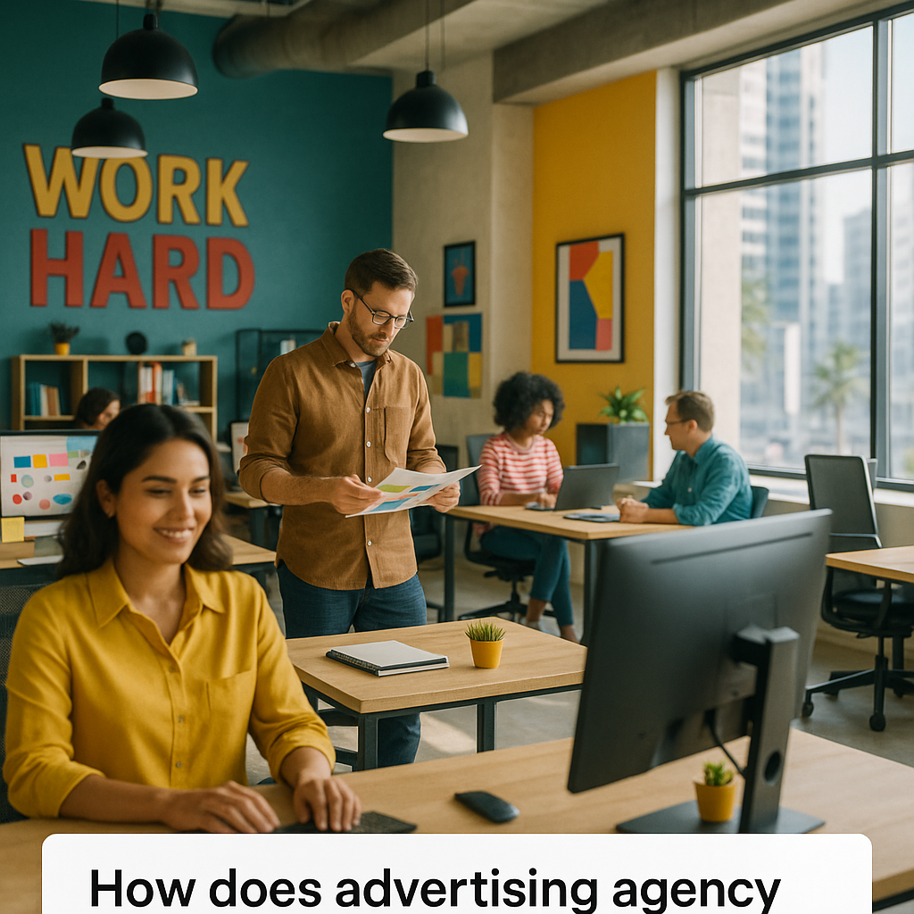 How does advertising work in Agencies? Advertising in agencies